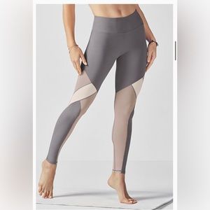 Fabletics Midrise Mesh Powerhold Leggings